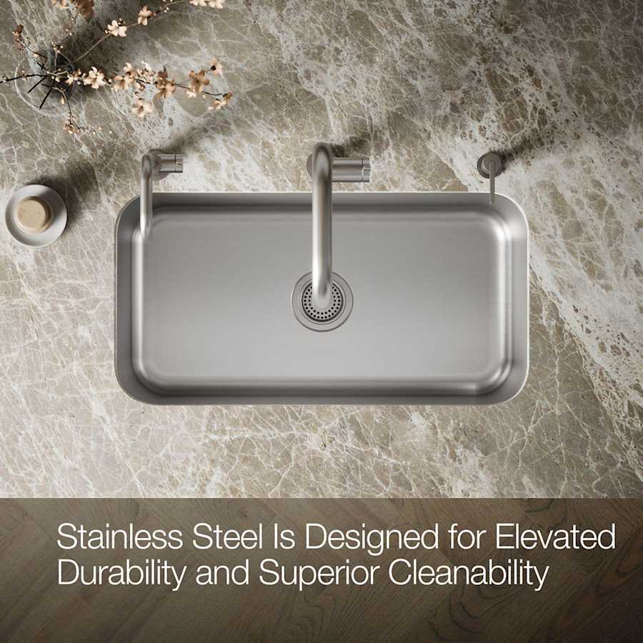 Undertone 31-1/4" Undermount Single Basin Kitchen Sink with SilentShield⢠Technology