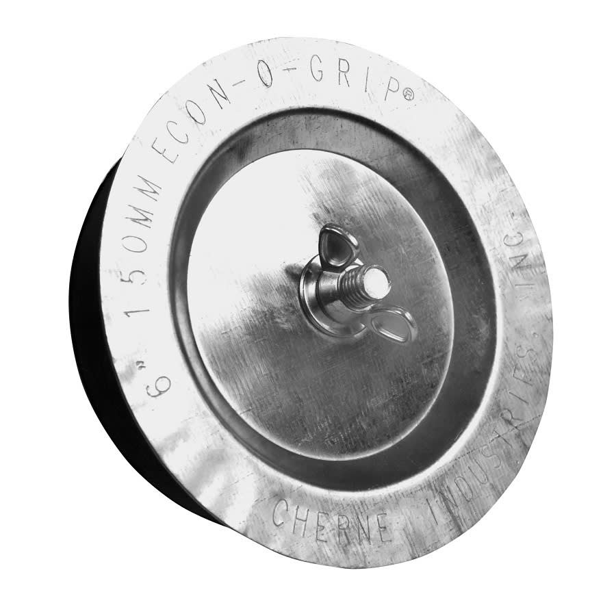 Econ-O-Grip® Plug, 6 in Pipe, 3.19 in L, 1 psi Back