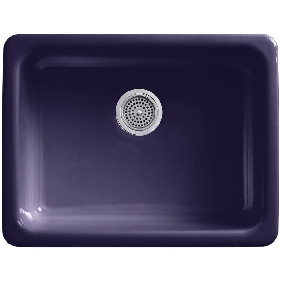 Iron/Tones 24-1/4" Undermount Single Basin Enameled Cast Iron Bar Sink