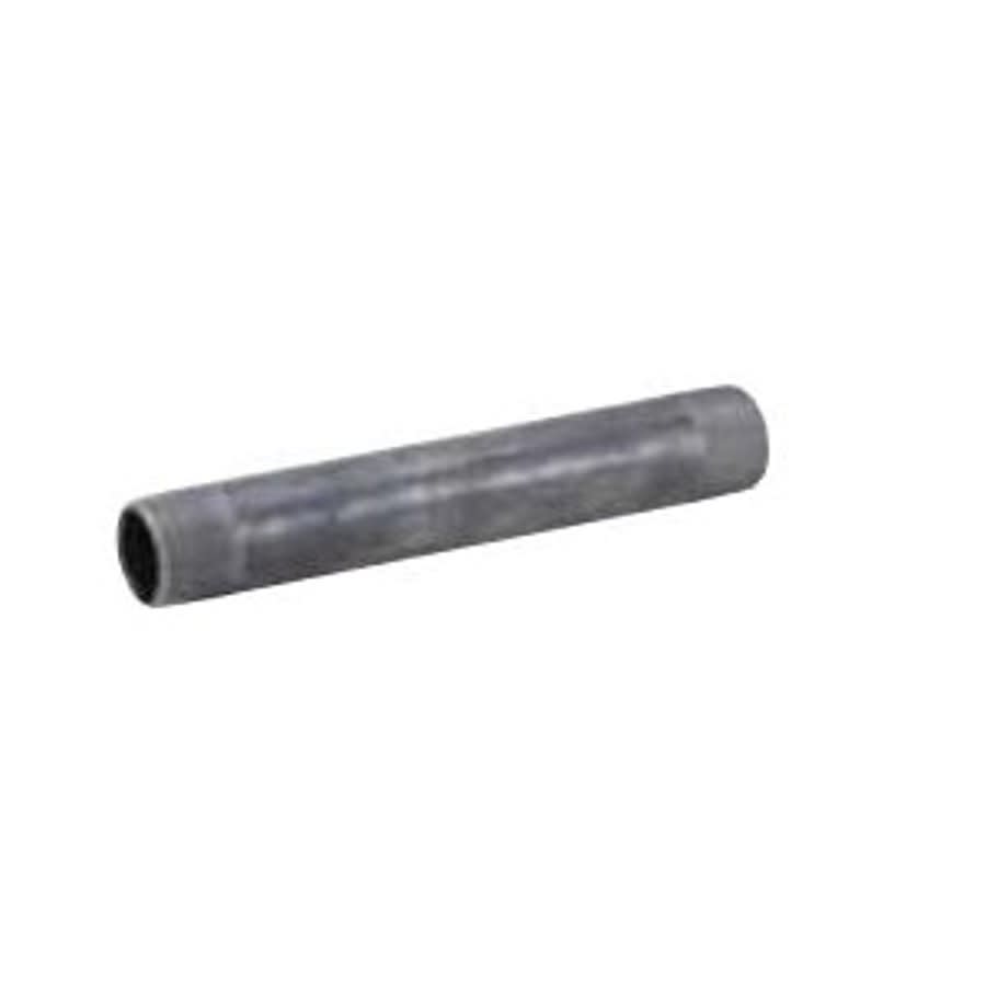 Nipple, 3/4 in, 7 in L, MNPT, Steel, Black, SCH 40/STD