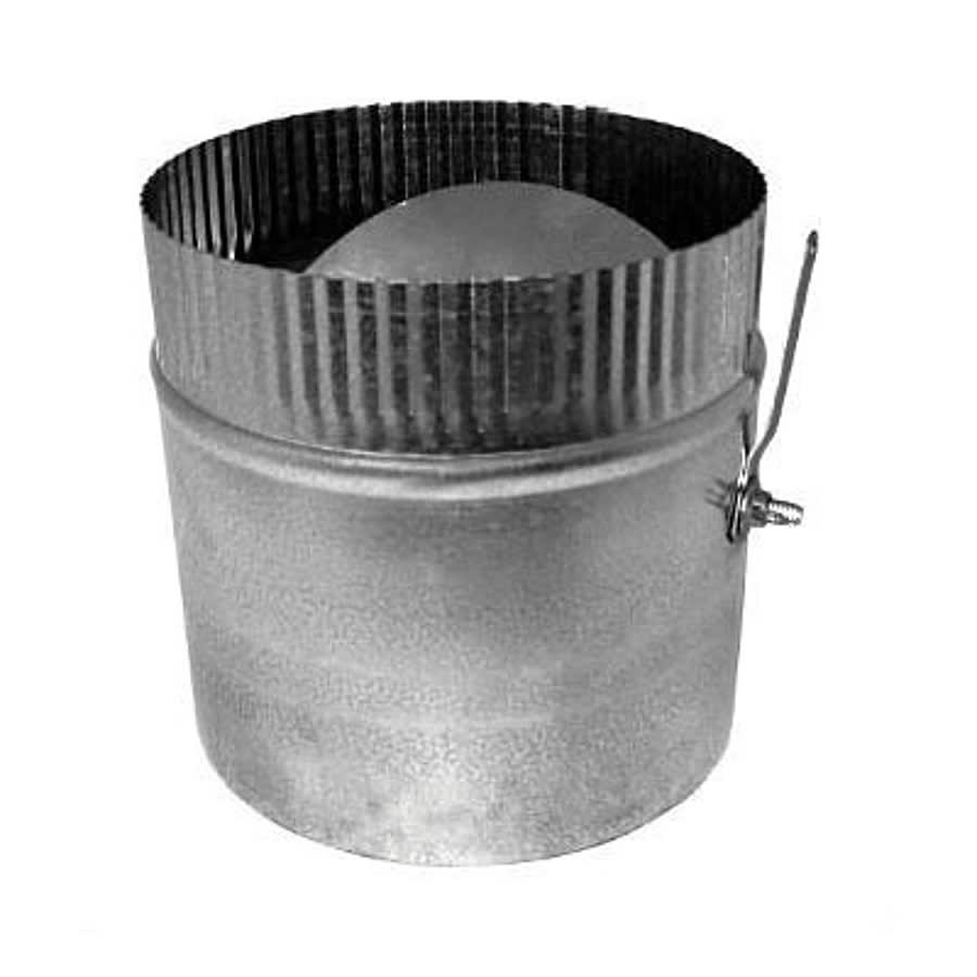 Damper Section, 16 in Damper, Steel, Hot Dipped Galvanized, 28 ga