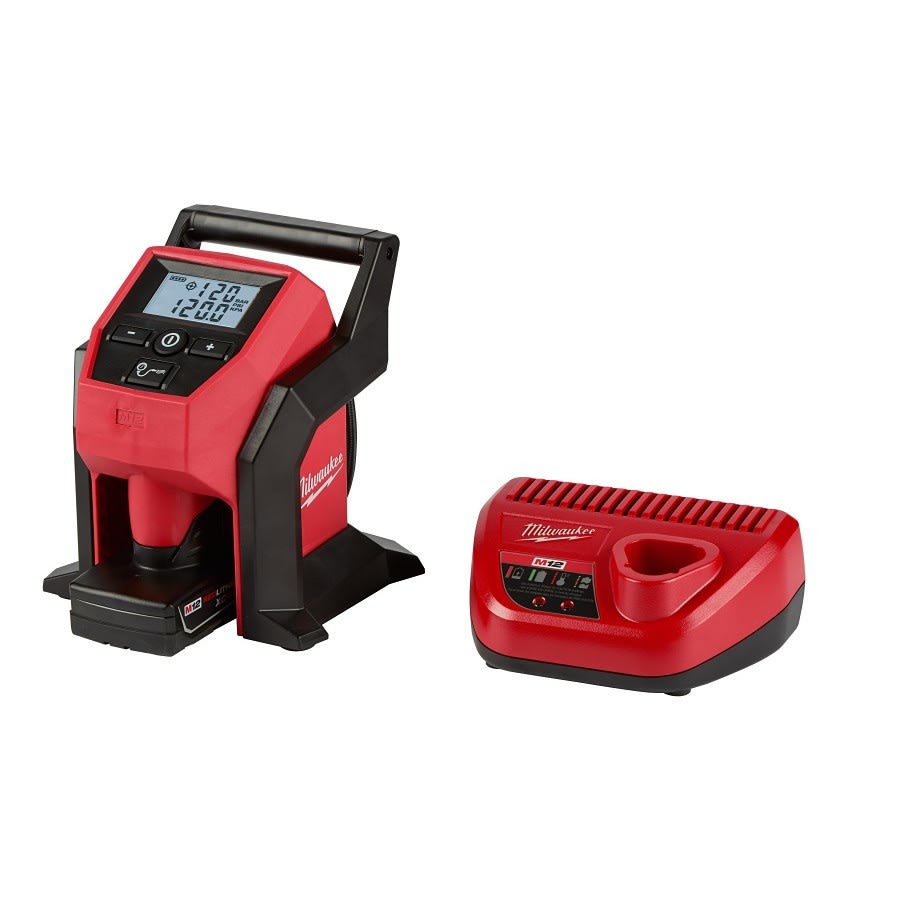 M12™ Cordless Compact Inflator Kit, 26 in L, Plastic