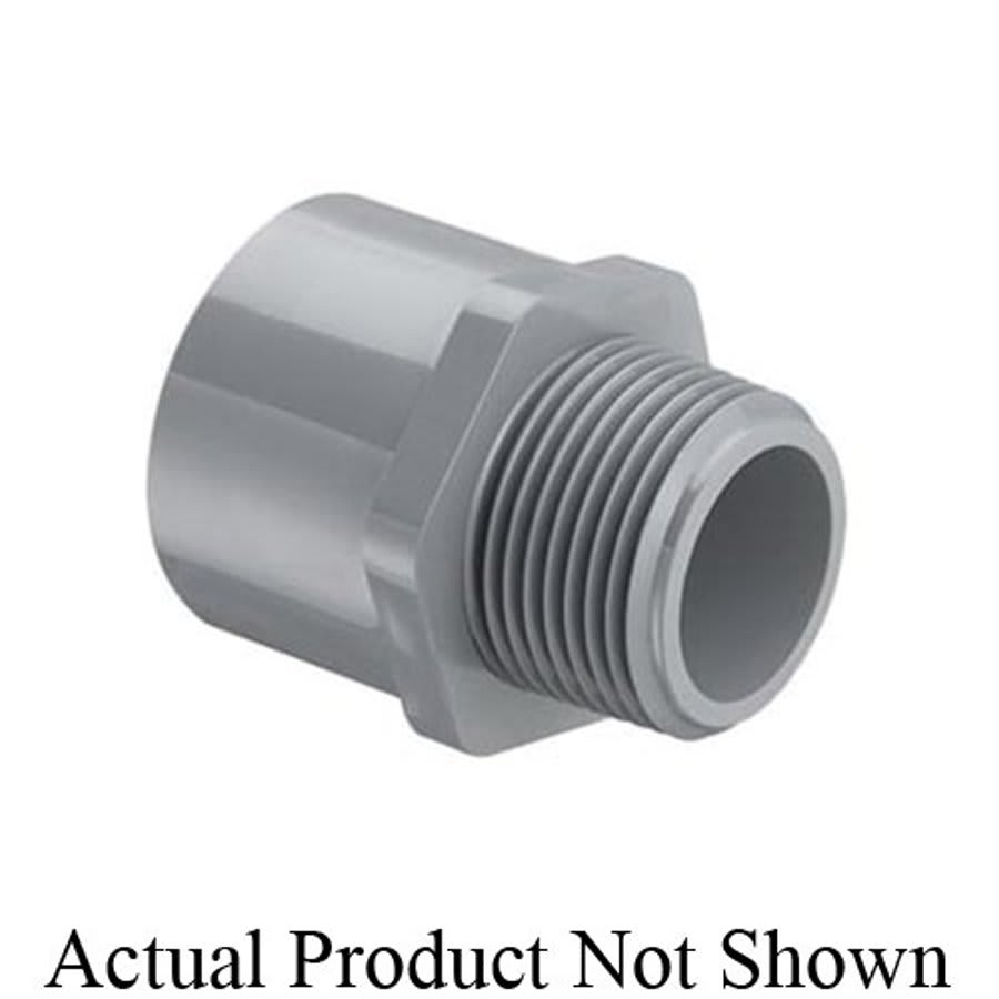 Male Adapter, 3/4 in, MNPT x Socket, SCH 80/XH, CPVC