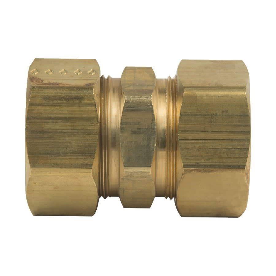 Union, 7/8 in, Comp, Brass, Rough Brass, Domestic