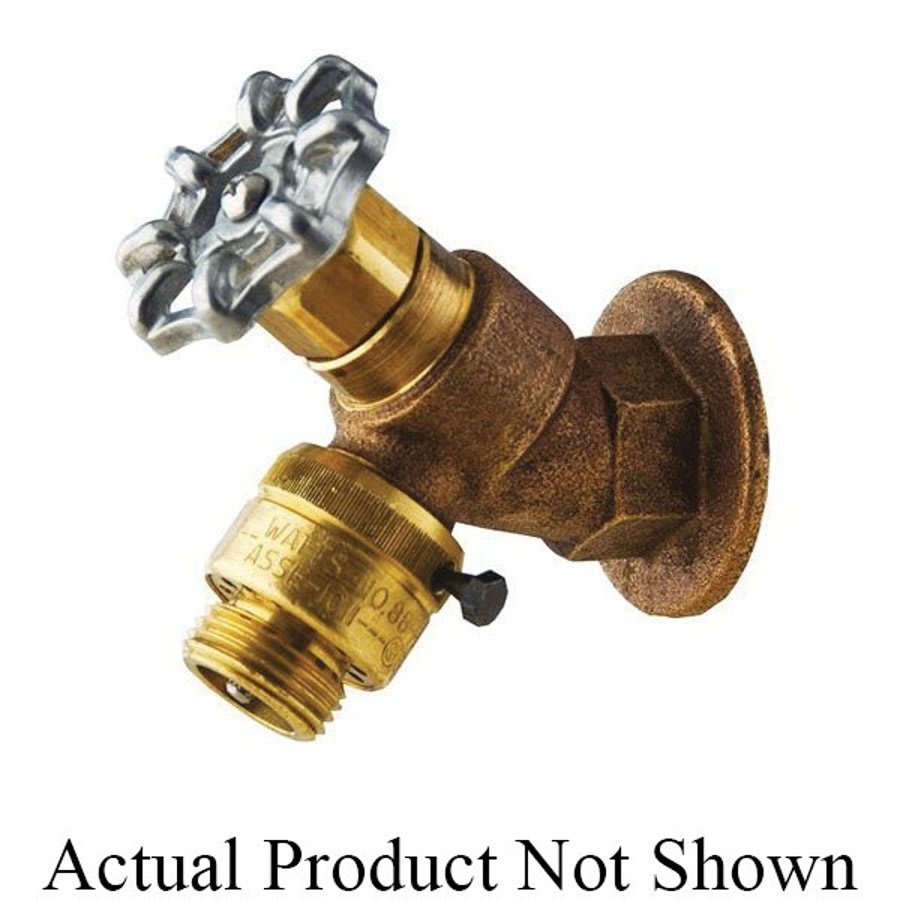 Hose Bibb, 3/4 in Inlet, FNPT, Polished Chrome