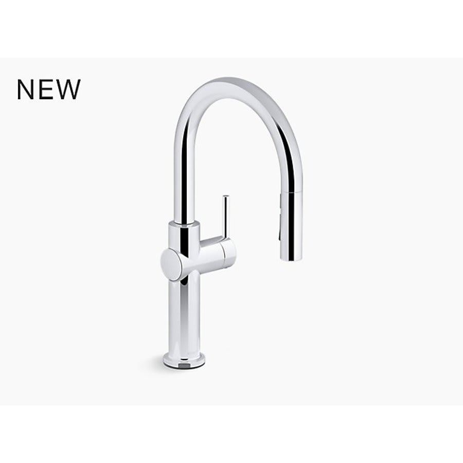 Crue™ Kitchen Faucet, Deck Mount, ADA, 1 Lever Handle, 1-Hole, Polished Chrome