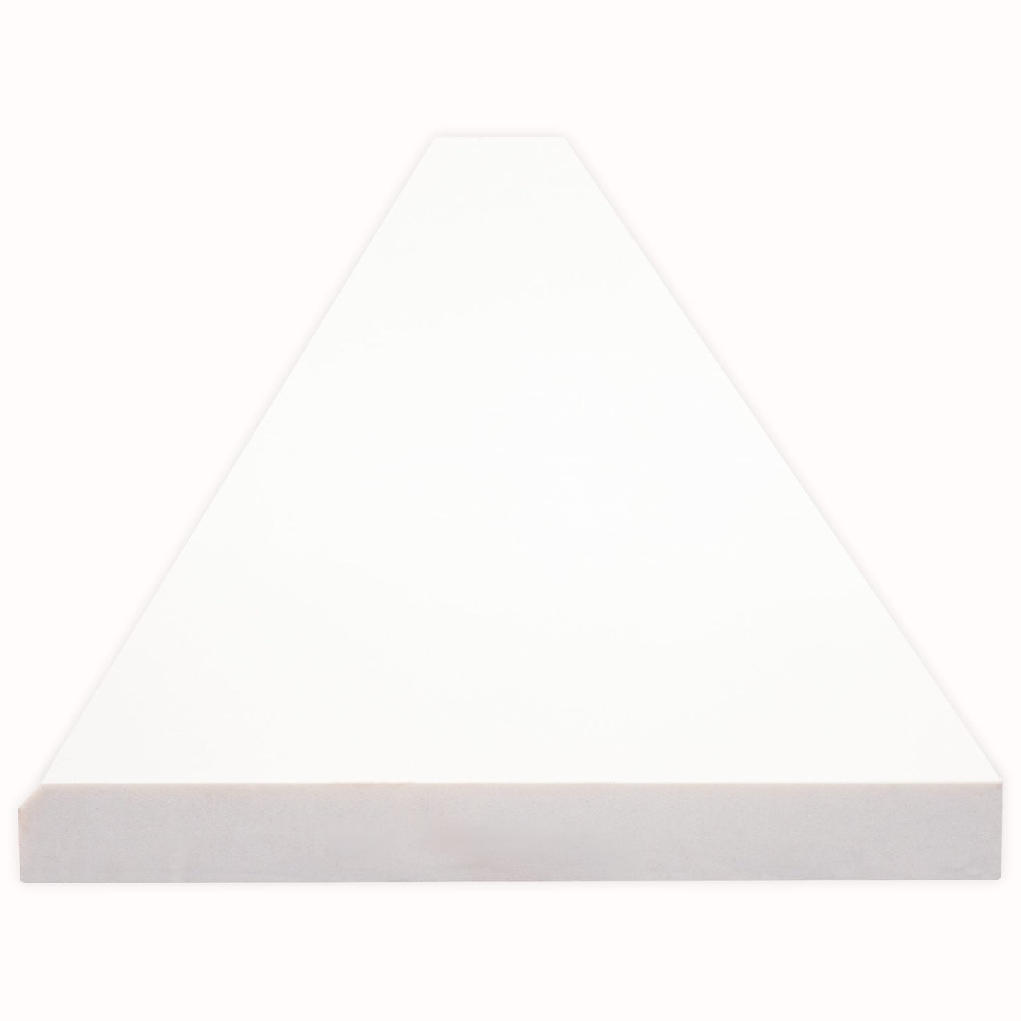 BRIGHT WHITE 6X73X0.62 SINGL BVL POL-ENG