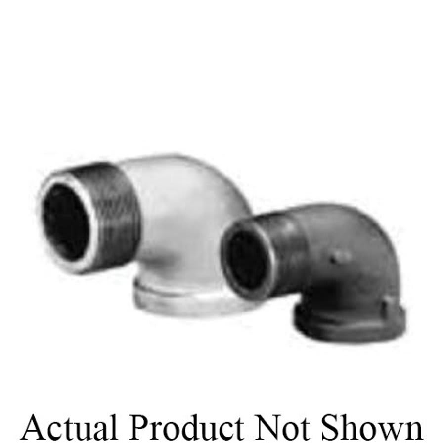 90 deg Street Elbow, 1/4 in, MNPT x FNPT, 150 lb, Malleable Iron, Galvanized