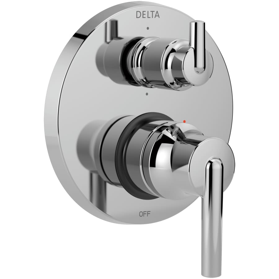 Trinsic 14 Series Pressure Balanced Valve Trim with Integrated 6 Function Diverter for Three Shower Applications - Less Rough-In