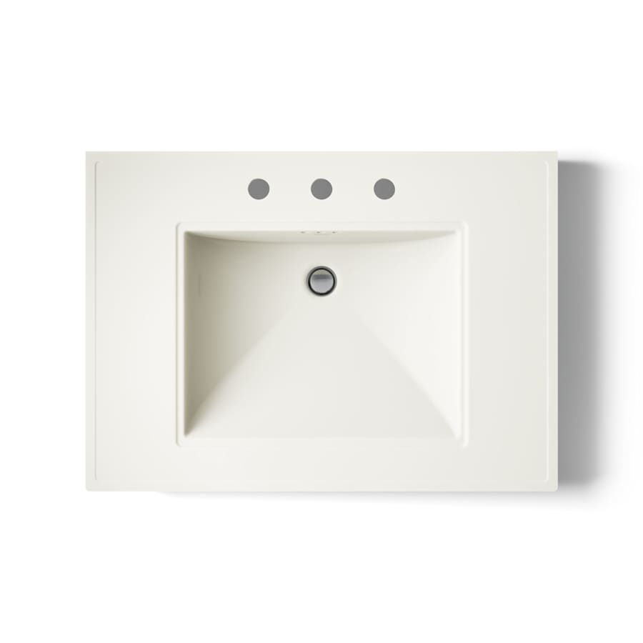 Memoirs Stately 30" Fireclay Pedestal Bathroom Sink with 3 Holes Drilled and Overflow
