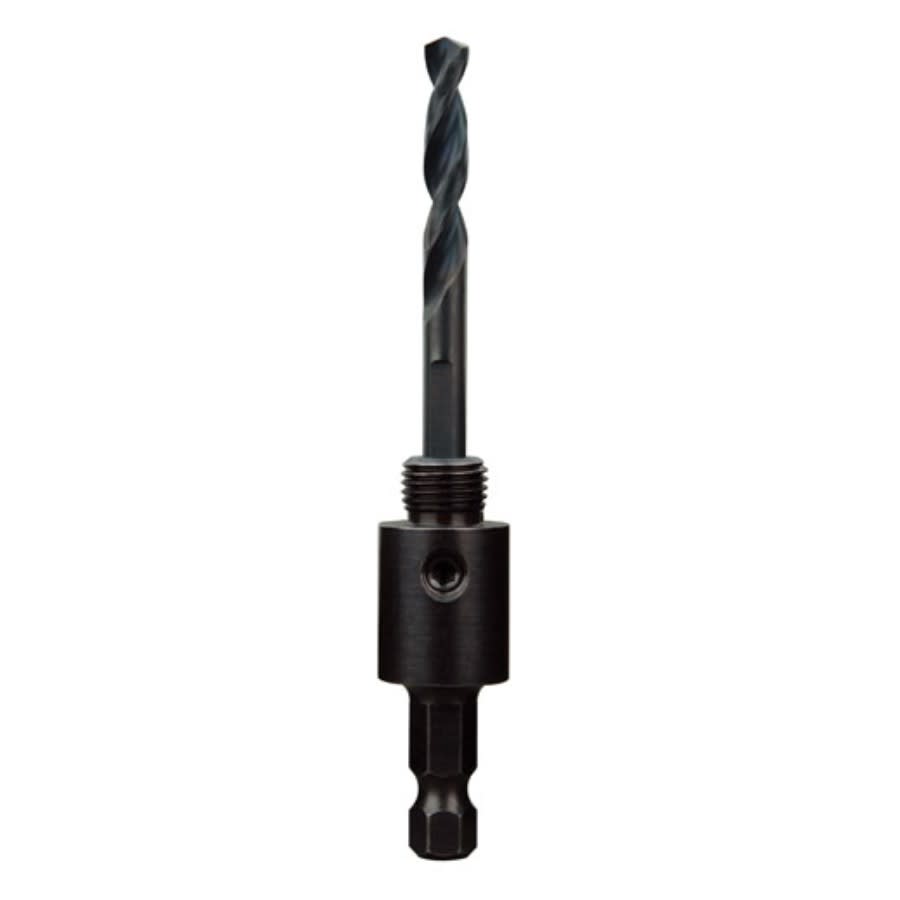 Small Thread Hole Saw Arbor, 1/2-20 Arbor, 3/8 in Hardened Carbon Steel/Alloy Steel