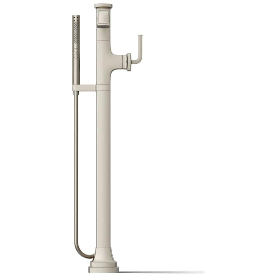 Riff Floor Mounted Tub Filler with Built-In Diverter - Includes Hand Shower