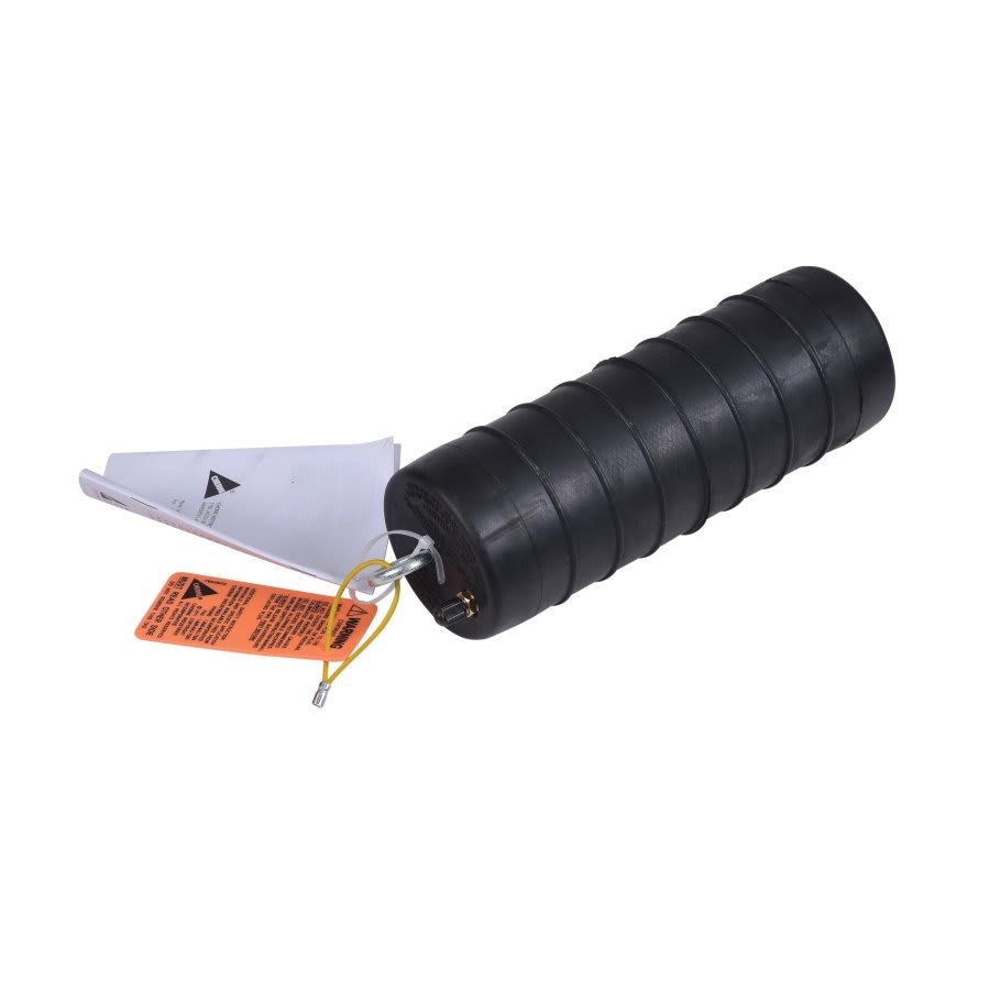Test-Ball® Original Multi-Size Pneumatic Underground Plug, 4 to 6 in, Natural Rubber