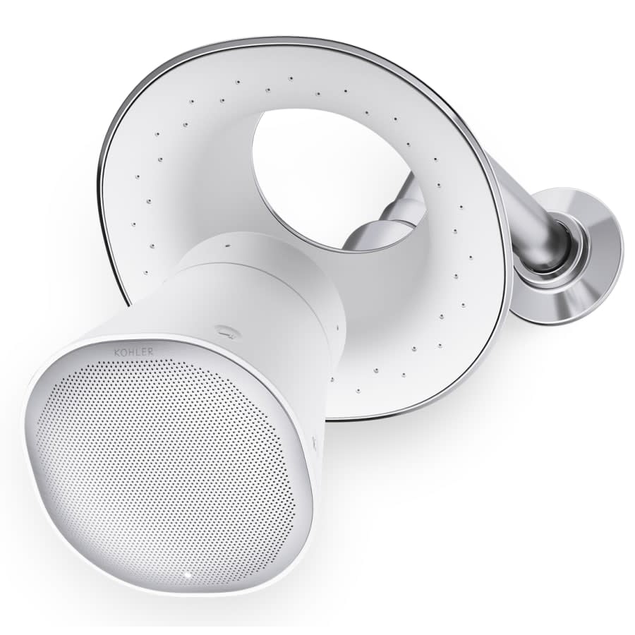 Moxie 1.75 GPM Single Function Shower Head with Bluetooth Technology
