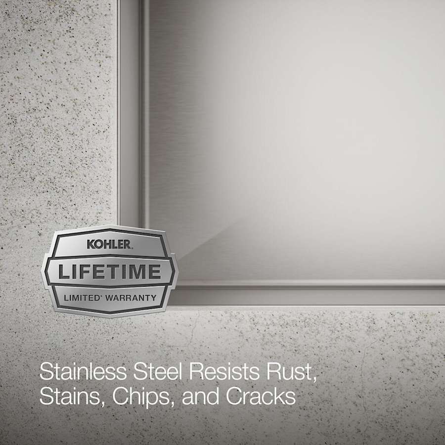 Strive 35" Single Basin Undermount 16-Gauge Stainless Steel Kitchen Sink with SilentShield with Accessories Included