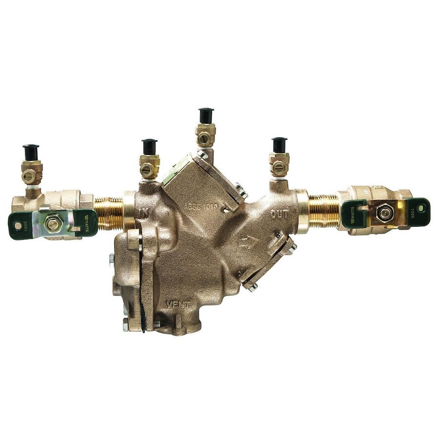 LF909 Reduced Pressure Backflow Preventer, 1 in, FNPT, Bronze
