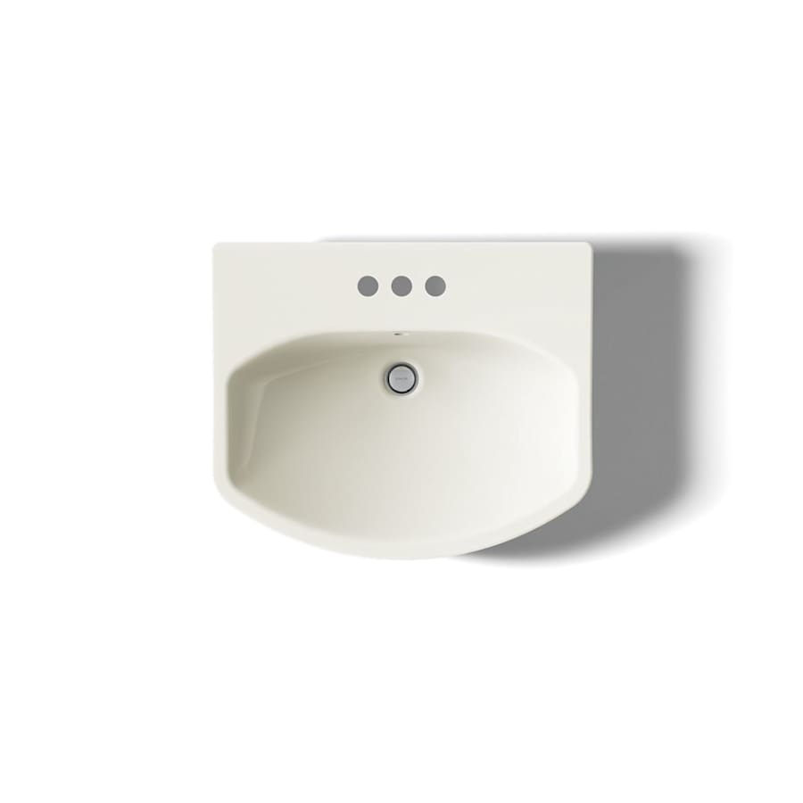 Cimarron 21" Pedestal Bathroom Sink with 3 Holes Drilled and Overflow