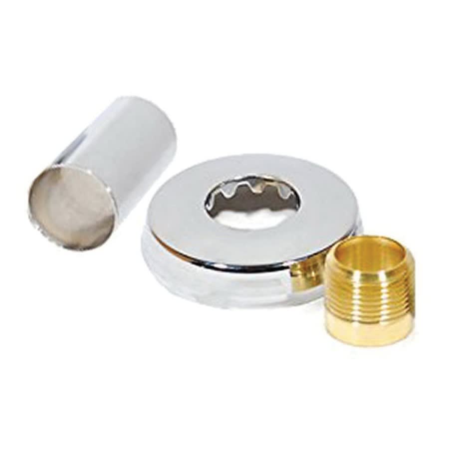 H-633-AA Sweat Solder Kit With Cast Set Screw Flange, 1 in, Polished Chrome