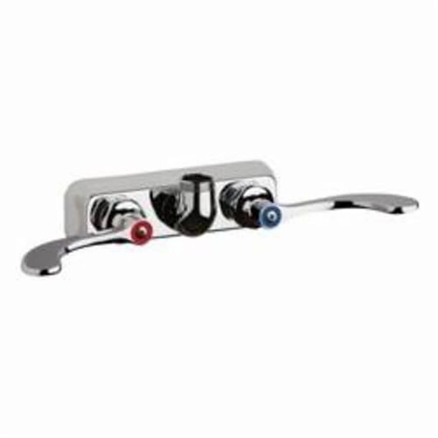Utility Sink Faucet, Wall Mount, ADA, Blade Handle, Polished Chrome