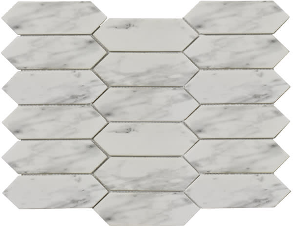 Marble Picket Mosaic 10.9x9.5