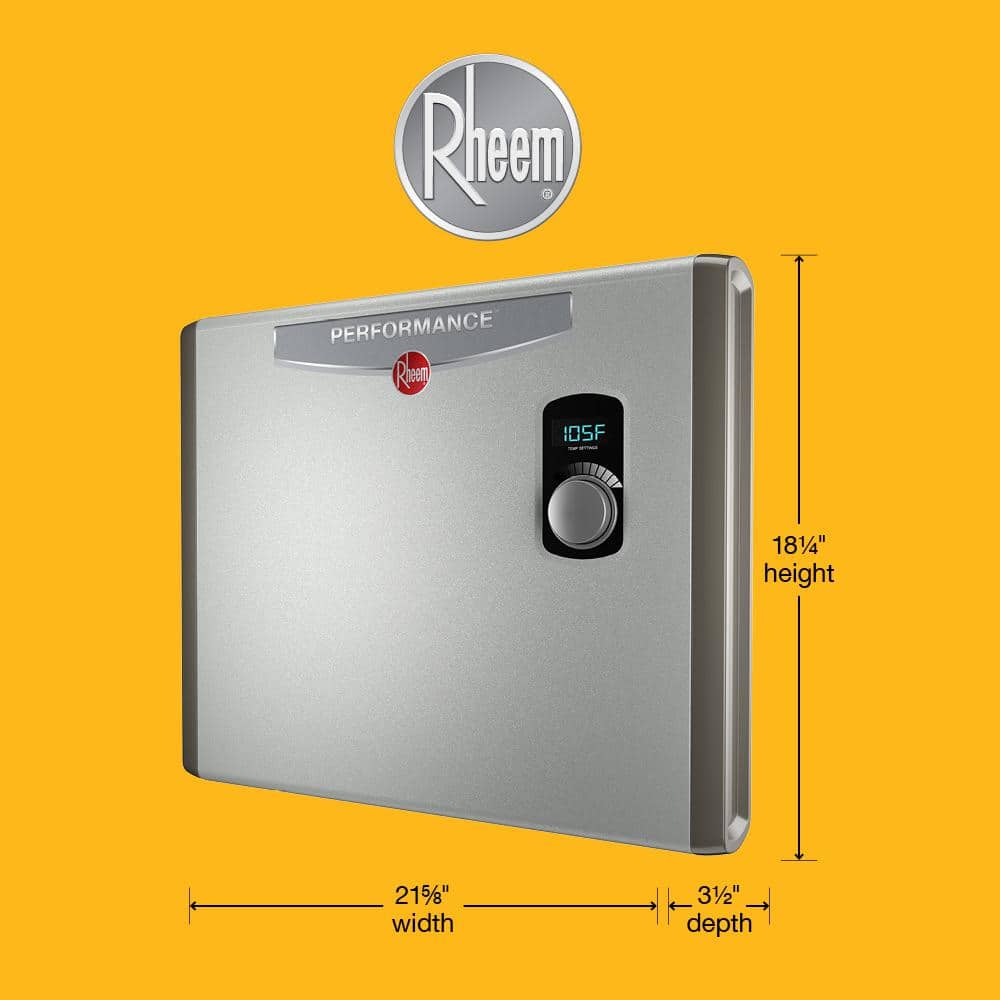 Performance 36 kw Self-Modulating 7.03 GPM Tankless Electric Water Heater