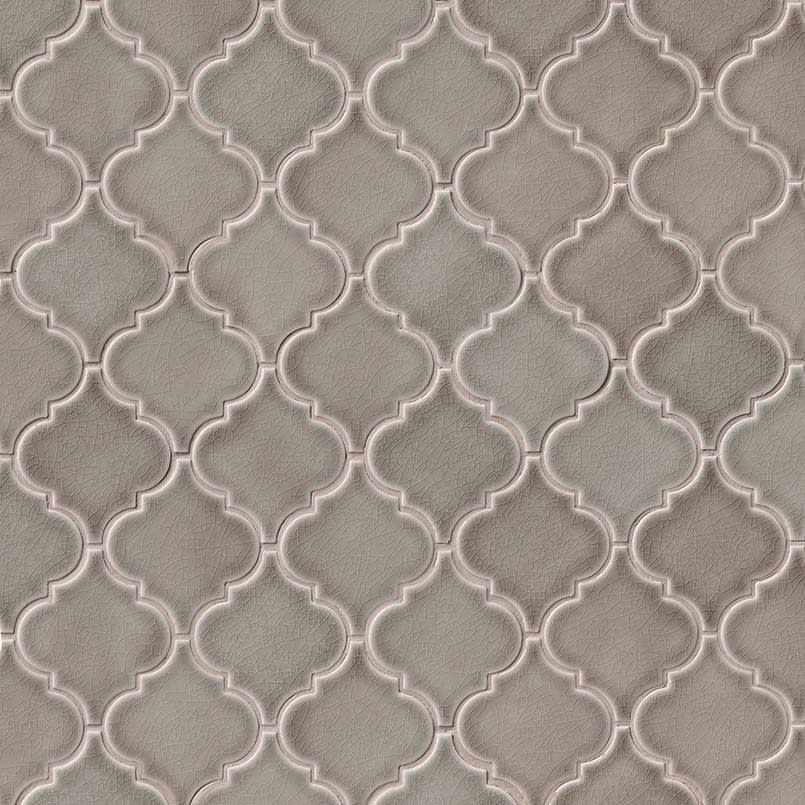 Dove Gray Arabesque Tile®