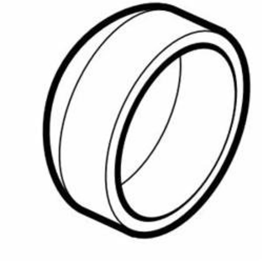 DWV Cap, 3 in, Hub, ABS