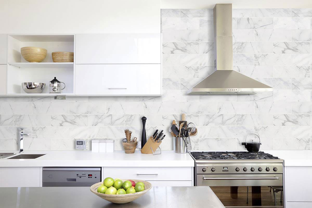Calacatta Cressa Marble Subway Tile
