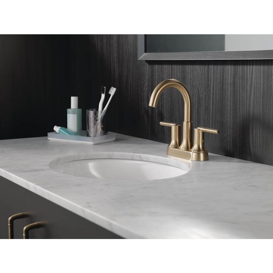 Trinsic 1.2 GPM Centerset Bathroom Faucet with Metal Push-Pop Drain Assembly