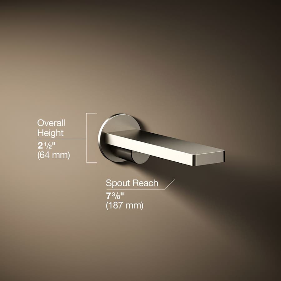 Composed 7-3/8" Tub Spout