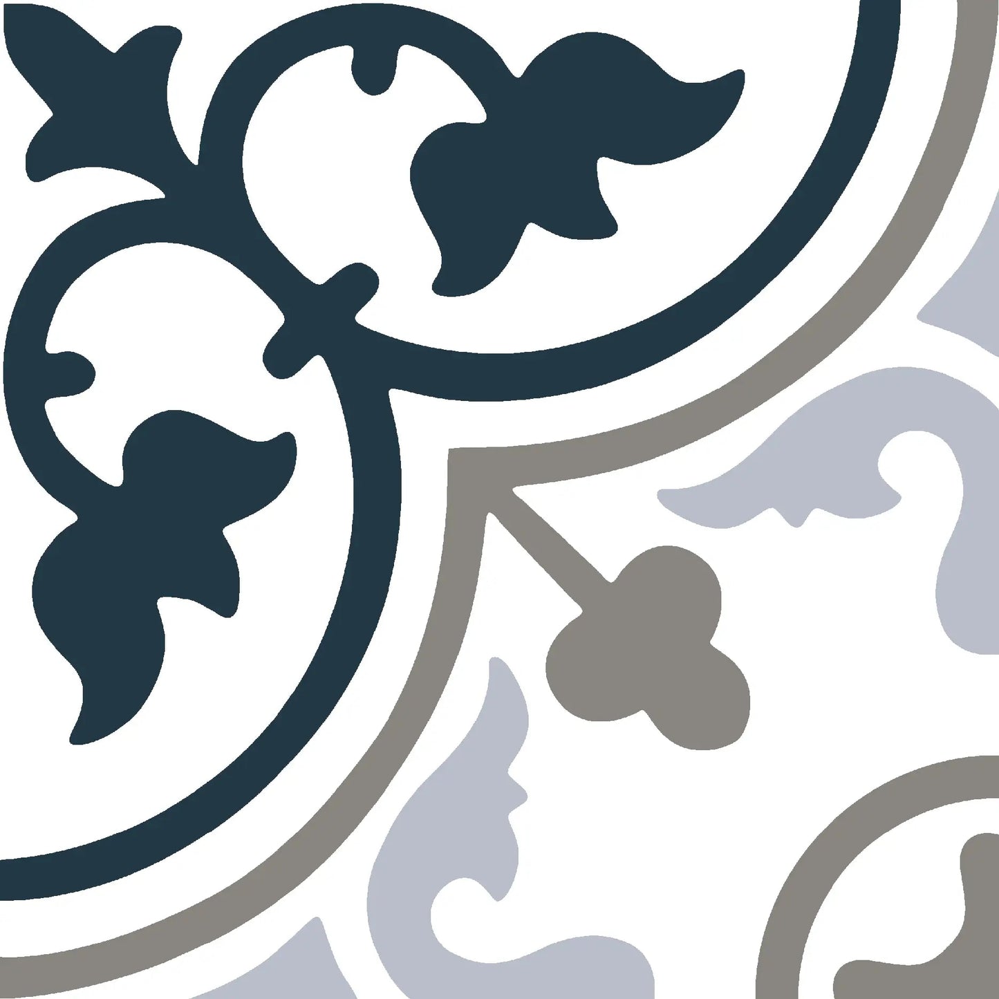 CASABLANCA HERITAGE BLUE 8X8