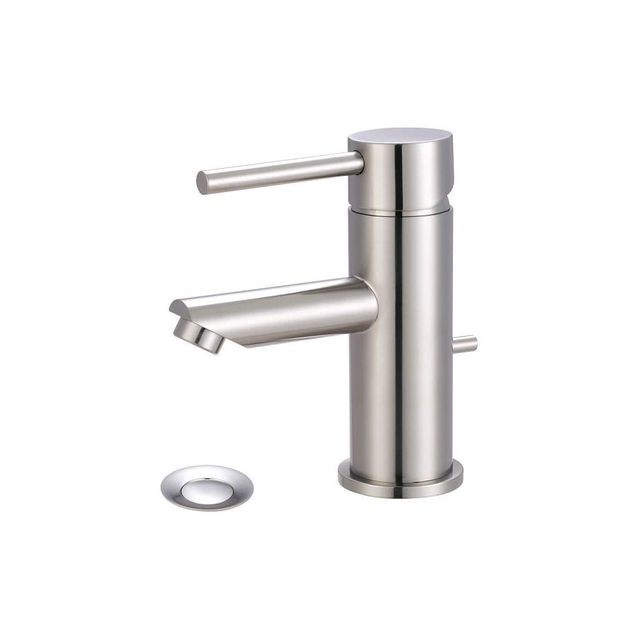 Motegi Single Hole Lavatory Faucet, ADA, 1 Handle, 1-Hole, 1.2 gpm, PVD Brushed Nickel