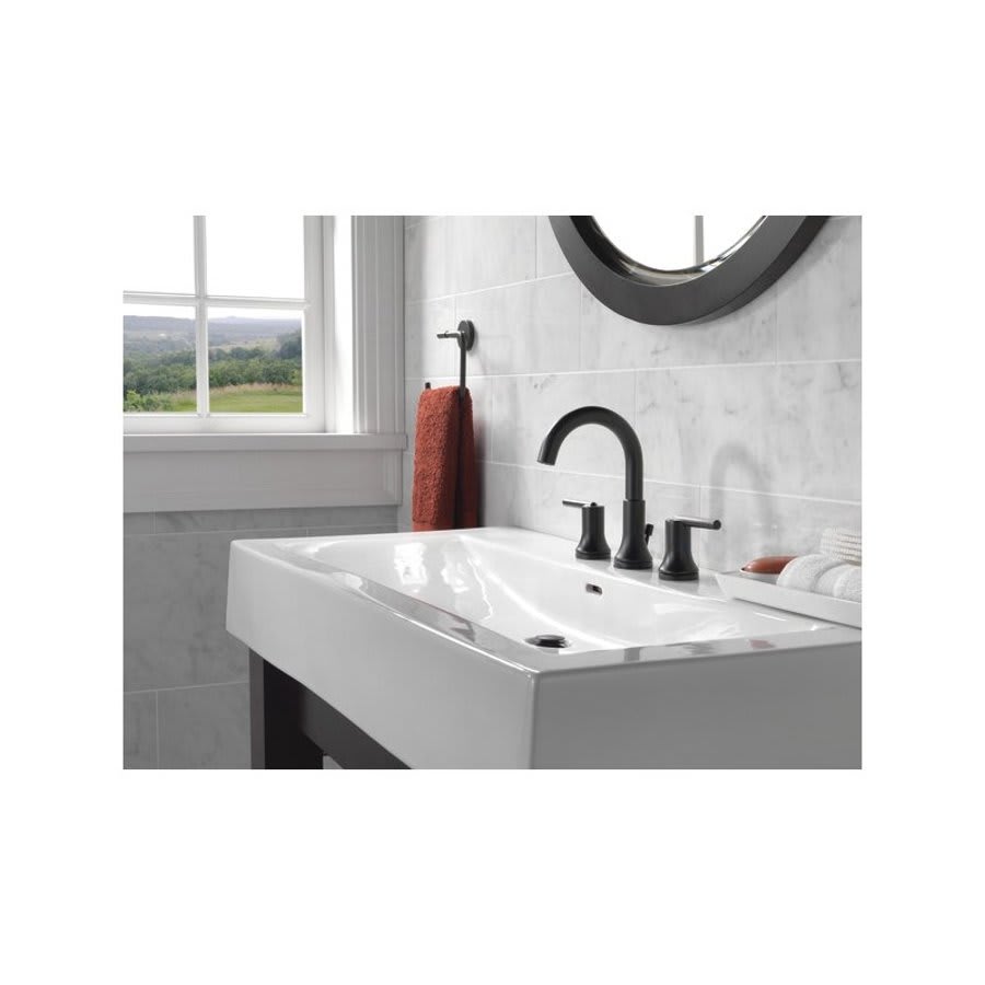 Trinsic® Widespread Lavatory Faucet, ADA, 2 Handle, 3-Hole, 1.2 gpm, Matte Black