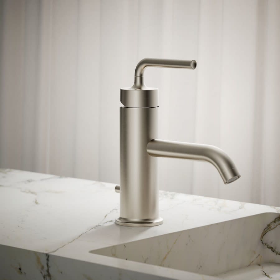 Purist 1.2 GPM Single Hole Bathroom Faucet with Pop-Up Drain Assembly