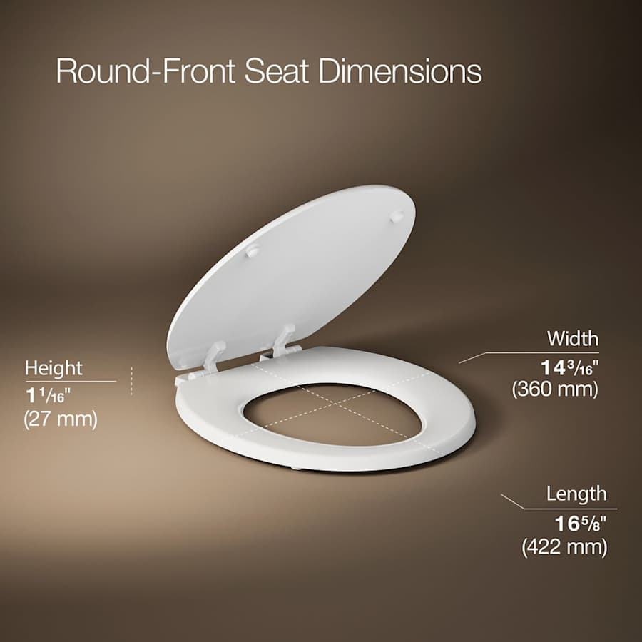 Ridgewood Round Closed-Front Toilet Seat