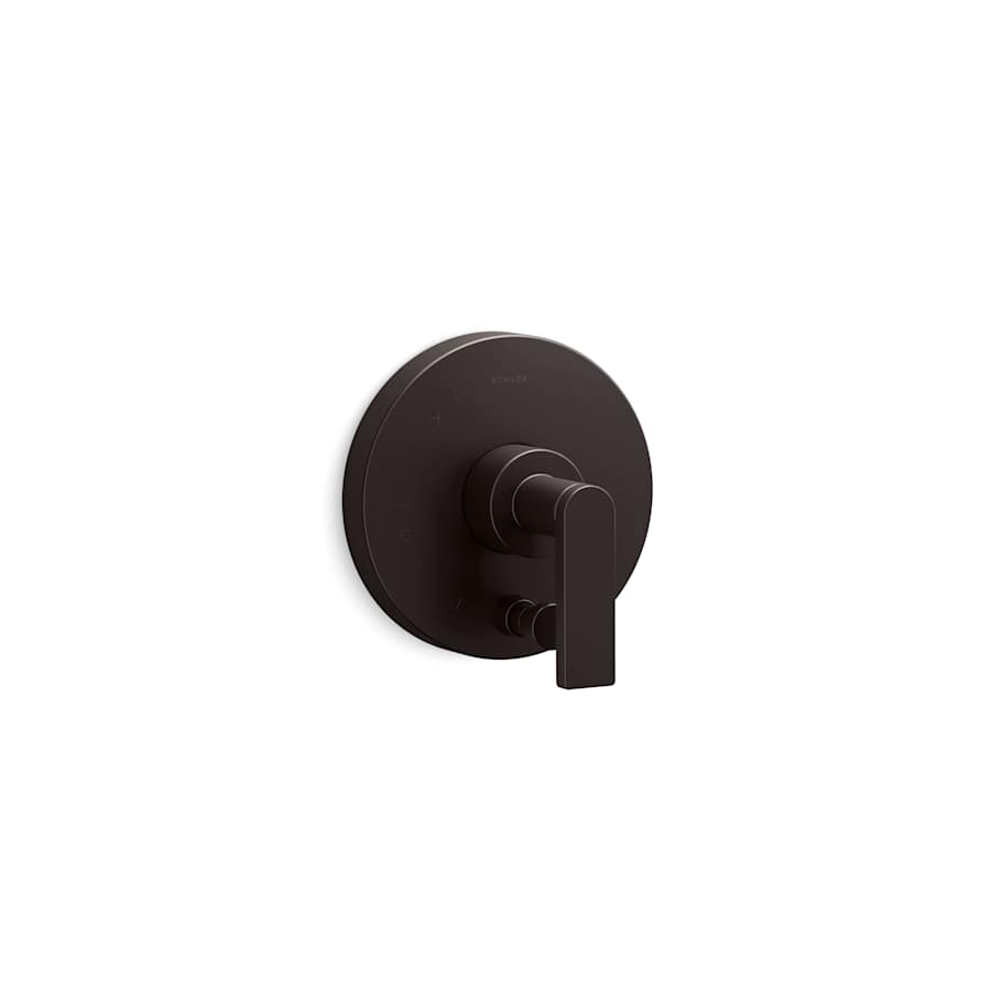 Composed Two Function Pressure Balanced Valve Trim Only with Single Lever Handle and Integrated Diverter - Less Rough In