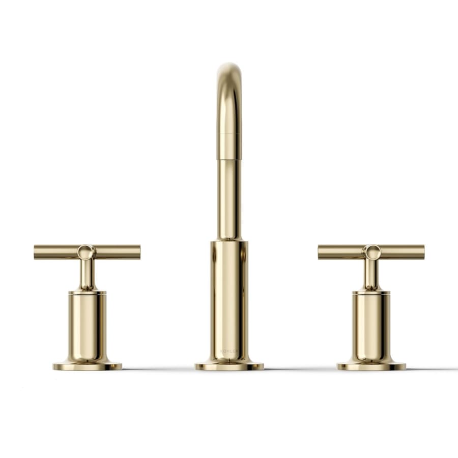 Purist 1.2 GPM Widespread Bathroom Faucet with Pop-Up Drain Assembly