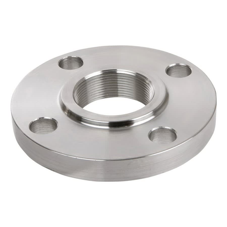 Raised Face Flange, 1 in, FNPT, 150 lb, 4-1/4 in OD, 5/8 in Bolt Hole Size, 304/304L Stainless Steel