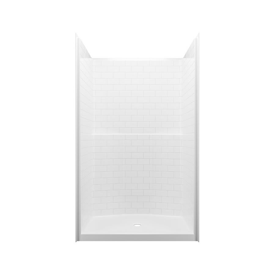 Everyday Shower Stall, Acrylic, White