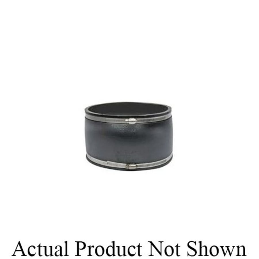 Transition Coupling, 8 in, West Coast Clay x West Coast Clay, Flexible PVC