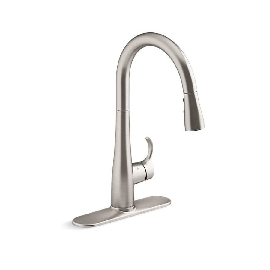 Simplice® Kitchen Touchless Faucet, Deck Mount, ADA, 1 Lever Handle, 1 or 3-Hole, Vibrant Stainless