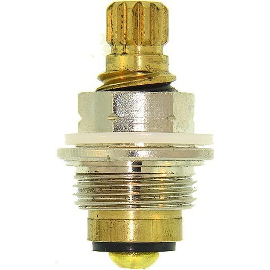 Compression Righthand Hot Lavatory Stem Unit, 1-1/8 in L, For Use With Pfister Faucets, 12 Point, B-6 Broach Style