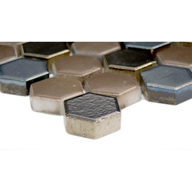 CONFETTI II METAL HEX BL 12X12