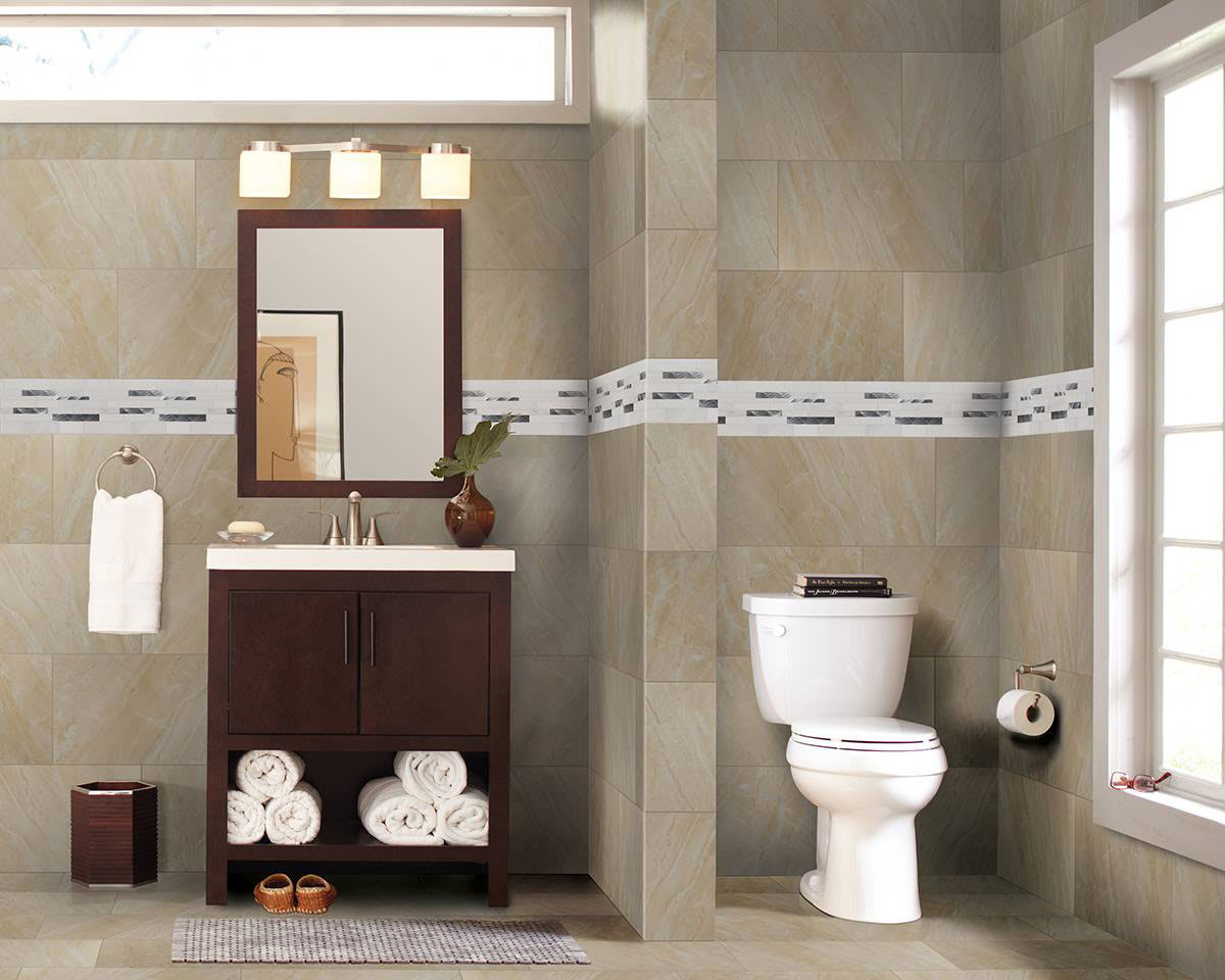 Moderno Blanco Interlocking Pattern 8mm