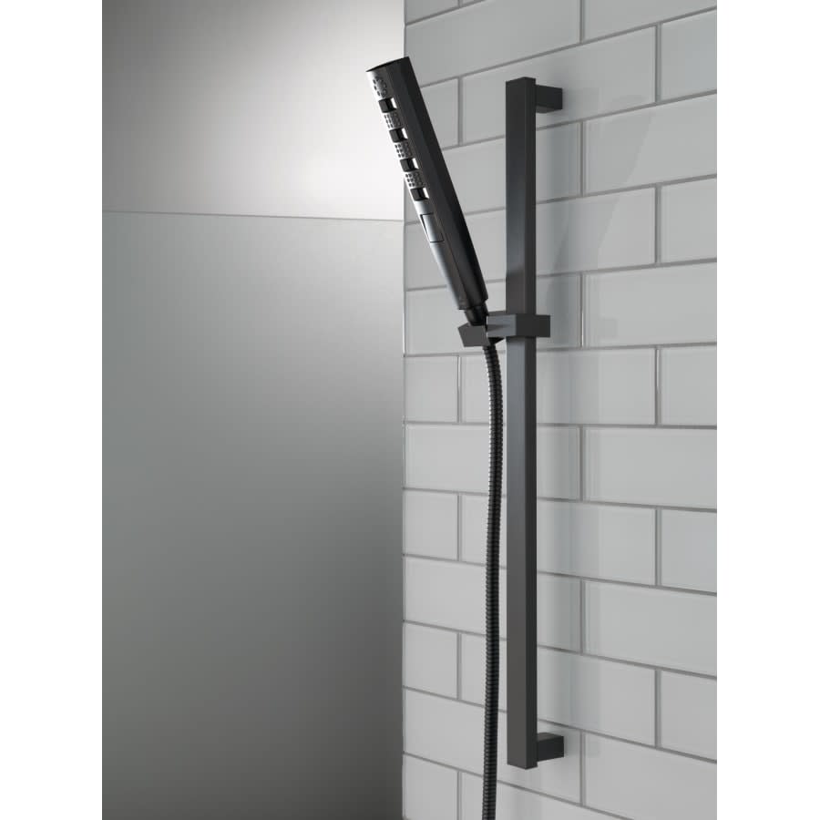 Universal Showering 1.75 GPM Multi Function Hand Shower Package with Touch-Clean and H2Okinetic® Technologies - Includes Slide Bar and Hose