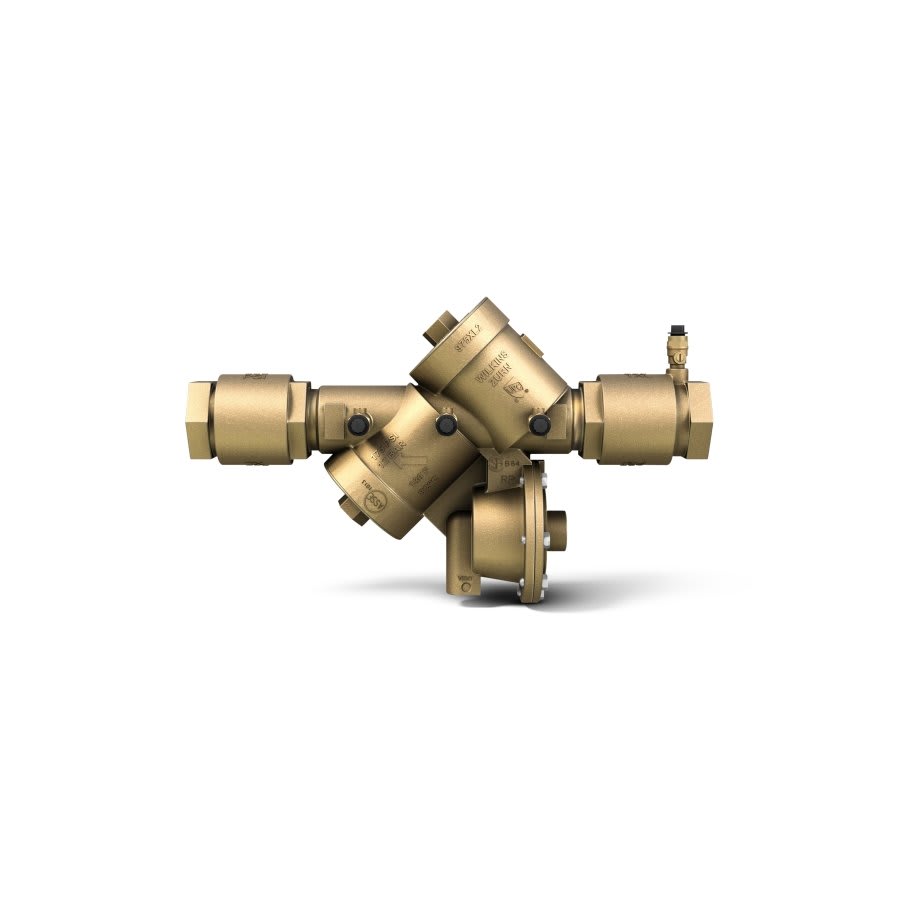 975XL2 Reduced Pressure Backflow Preventer, 2 in, FNPT, Bronze