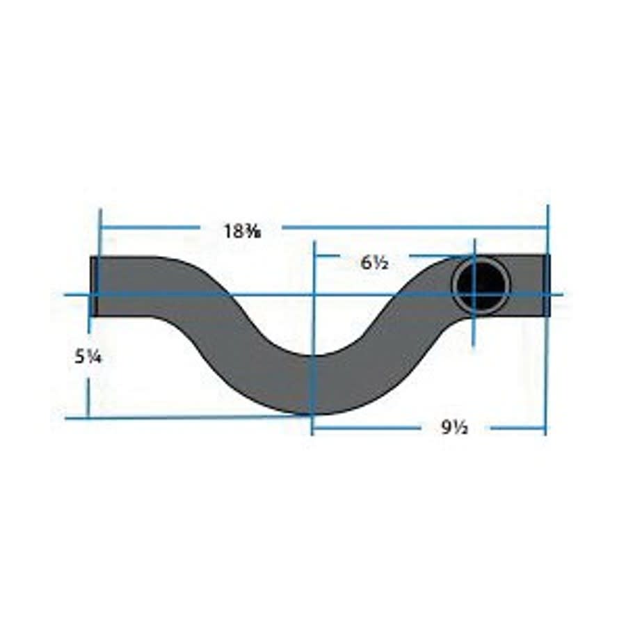 Bypass, 2 in, No Hub, Cast Iron