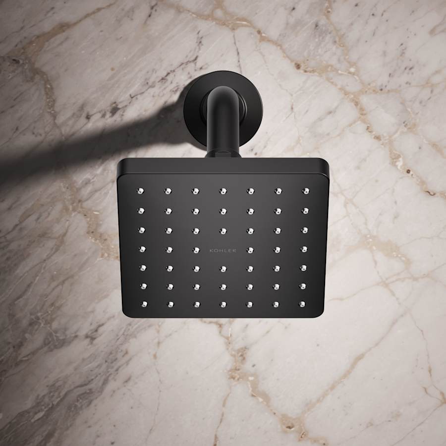 Parallel 2.5 GPM Single Function Shower Head With Katalyst Air-Induction Spray Technology