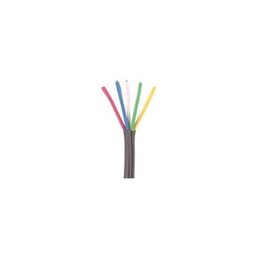 Thermostat Wire, 18 AWG, 8-Wire, 250 ft L, Brown