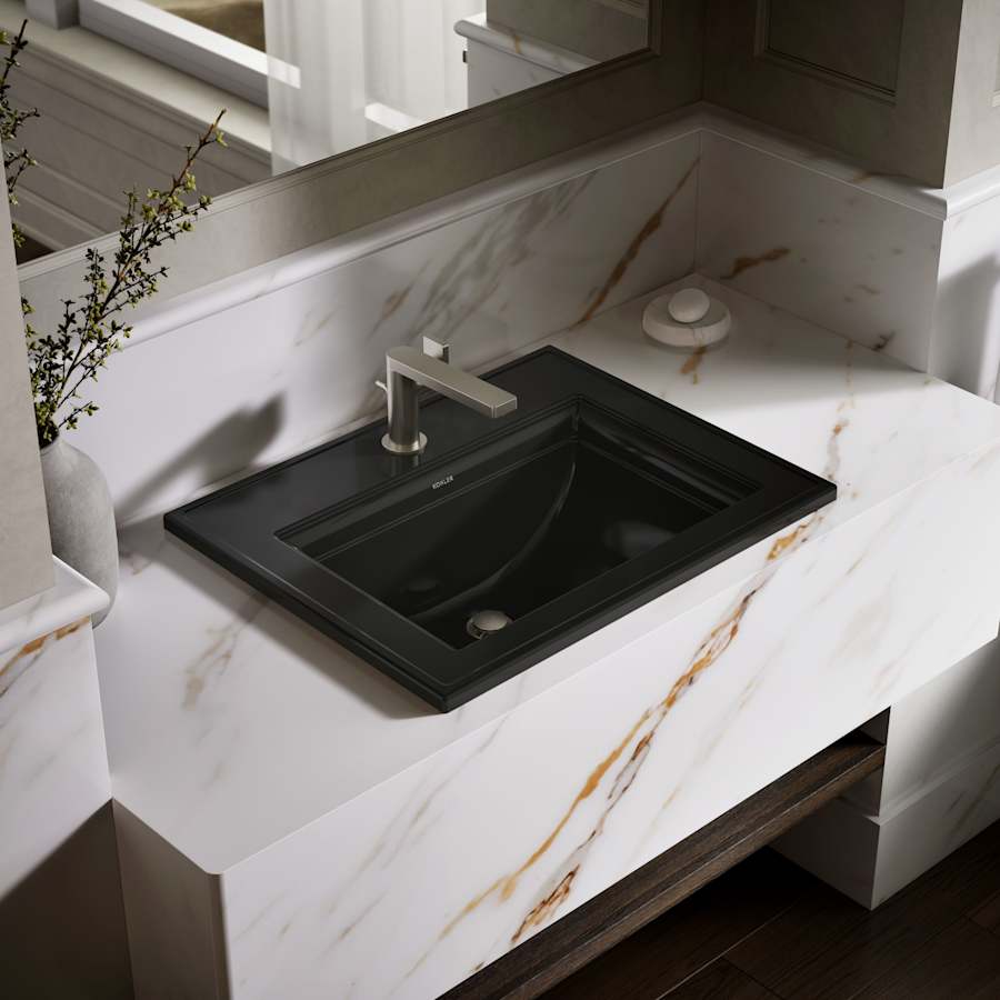Memoirs Stately 17" Drop In Bathroom Sink with 1 Hole Drilled and Overflow